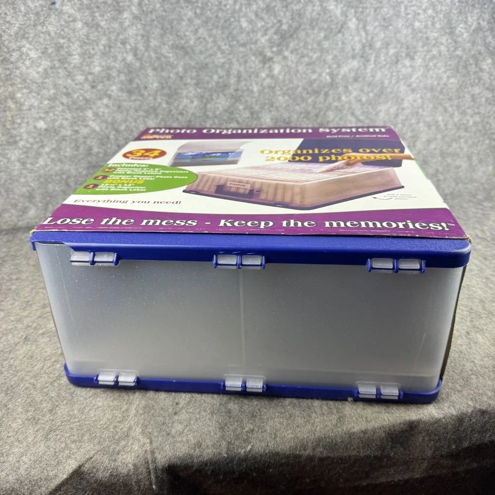 Cropper Hopper Photo Organization System Storage Case NEW Handles Scrapbooking